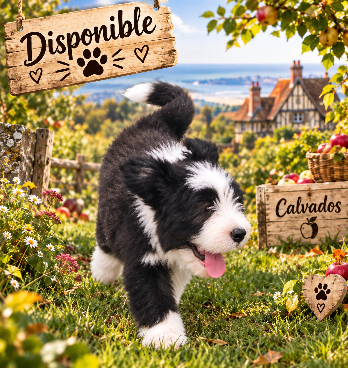 De La Vie En Couleur - Chiots disponibles - Bearded Collie